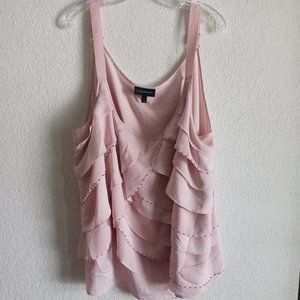 Lane Bryant Plus Size Women Pink Layer Blouse Size 28